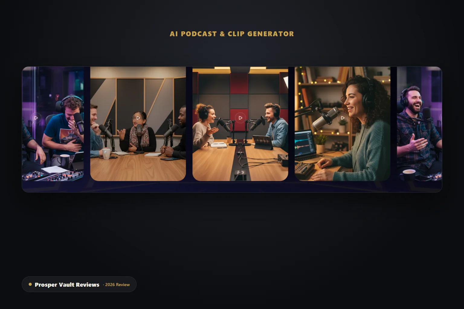 PodShorts AI podcast and clip generation platform