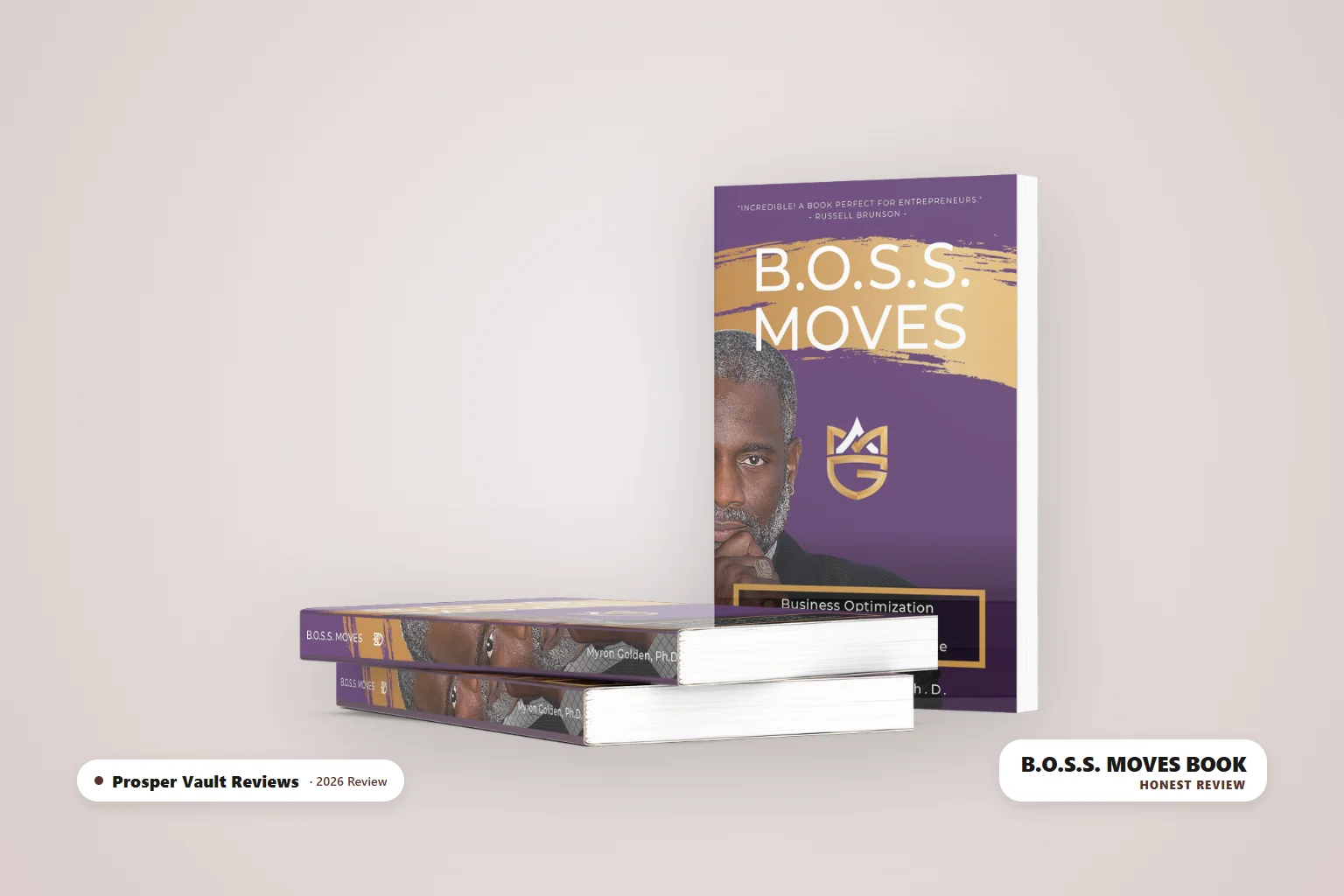 B.O.S.S. Moves by Myron Golden - book cover and pricing/positioning book review